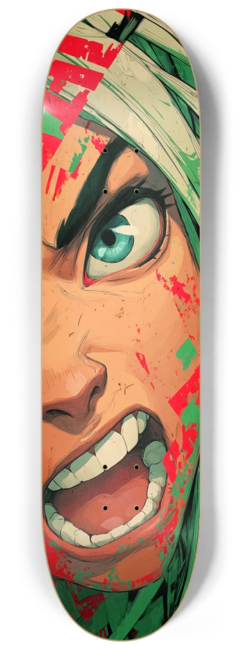 Vintage Screaming Anime 8-1/4 Skateboard Deck
