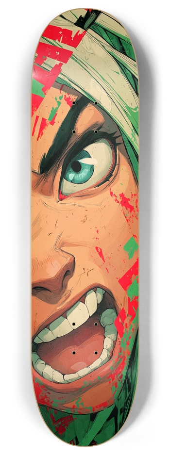 Vintage Screaming Anime 8 Inch Skateboard Deck