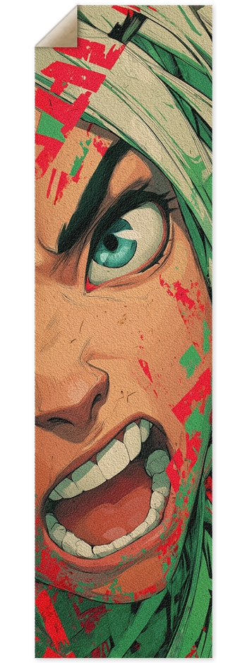 Vintage Screaming Anime 9 x 33 Inch Griptape