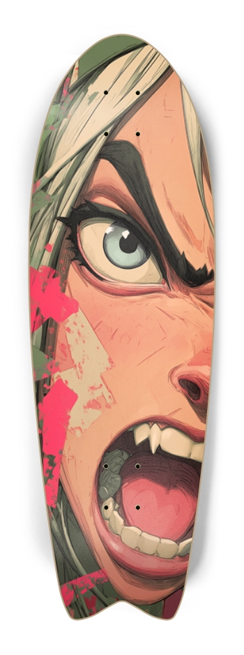 Vintage Screaming girl