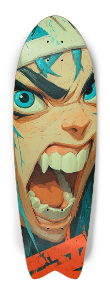 Old School Anime Scream Girl