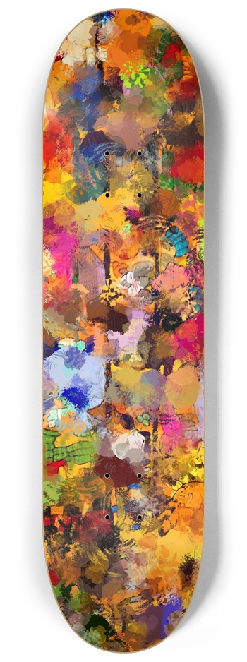 Splash Dash of Color 8-1/4 Skateboard Deck