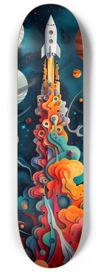 spaceship 8-1/4 Skateboard Deck