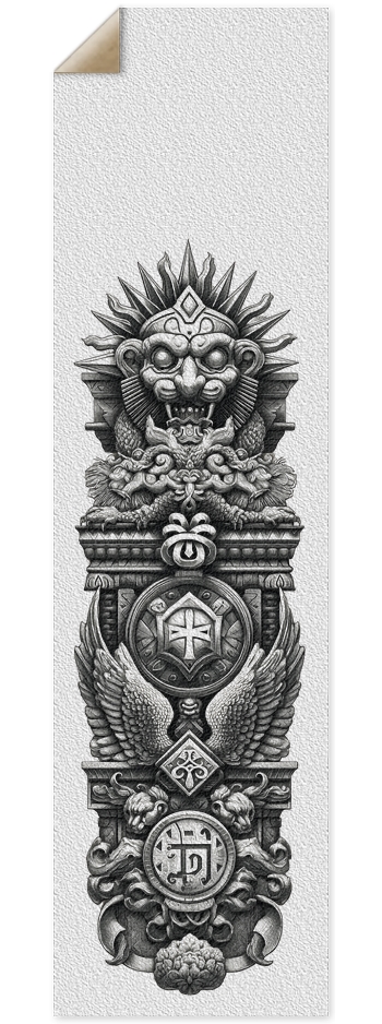 (White is transparent) Dark Society Totem
