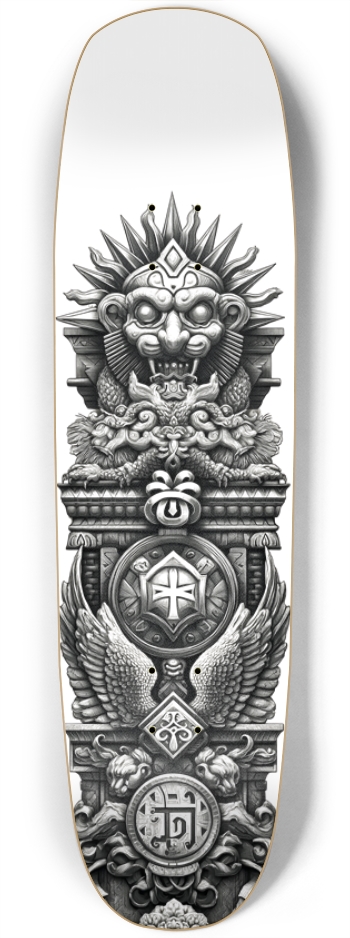 (White is transparent) Dark Society Totem Square Nose