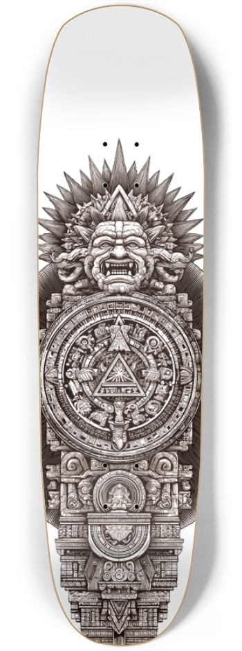 (White is wood) Secrete Civilisation Totem Square Nose