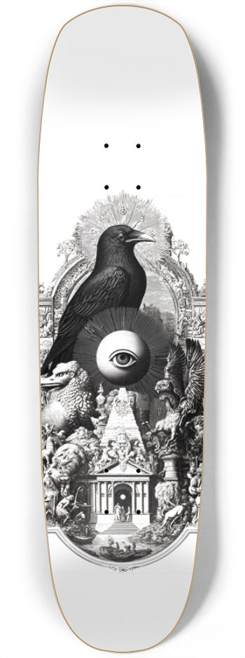 (White is transparent) Scret Crow Society Square Nose